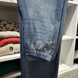 rag & bone Miramar Terry Wide-Leg pant (the “pajama jeans”) size M